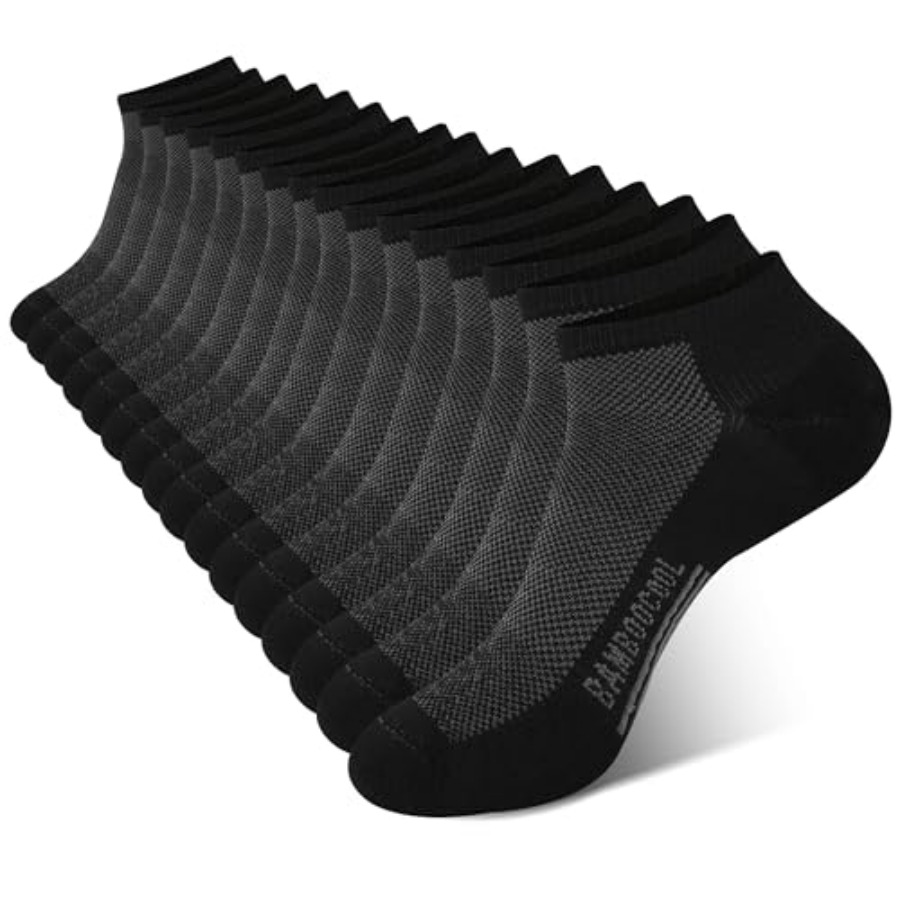 Cotton Wick Organic - BAMBOO COOL Men's Athletic Ankle Socks