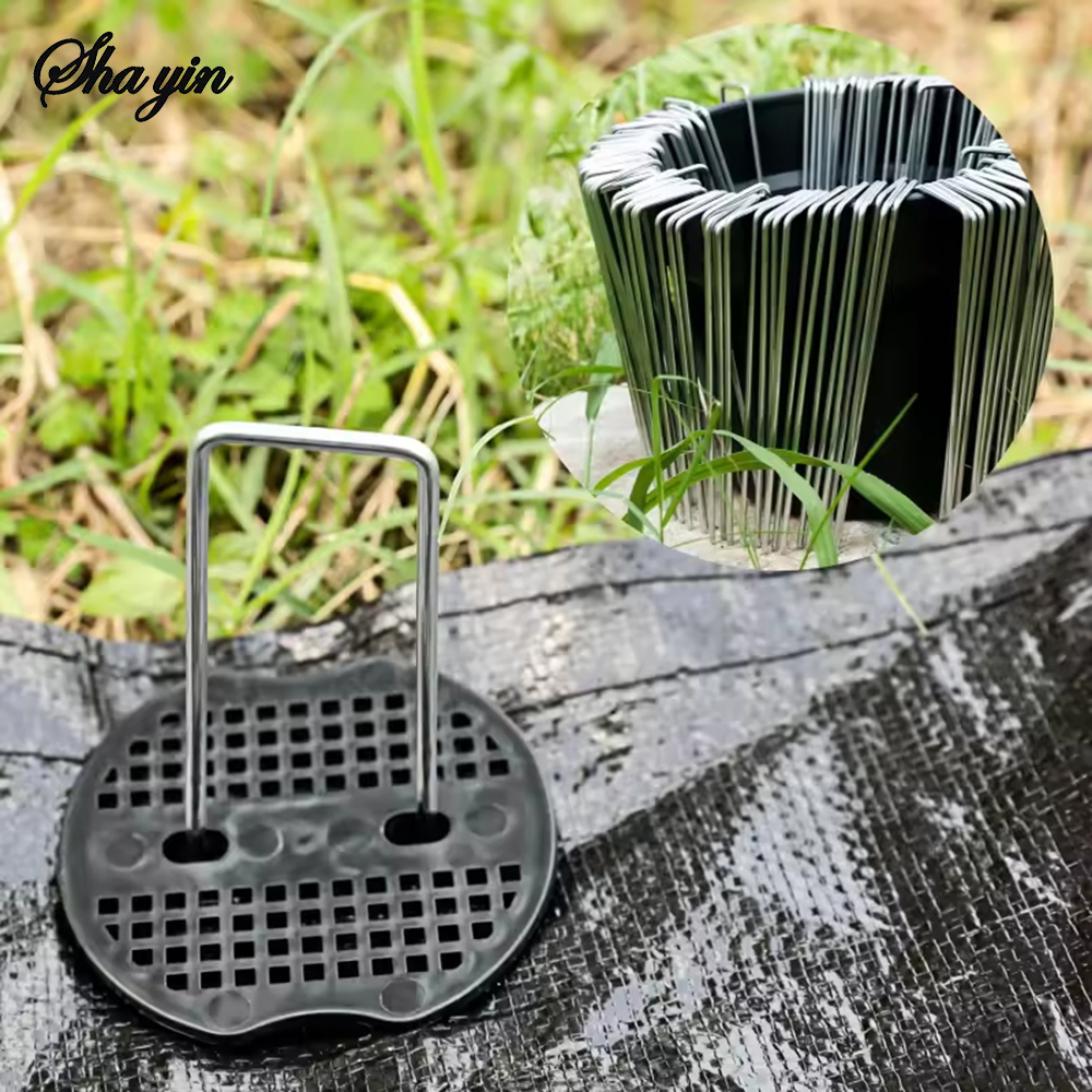 Dry Herb Vaping Accessories - 40/80Pcs U-shaped Ground Pegs with Buffer