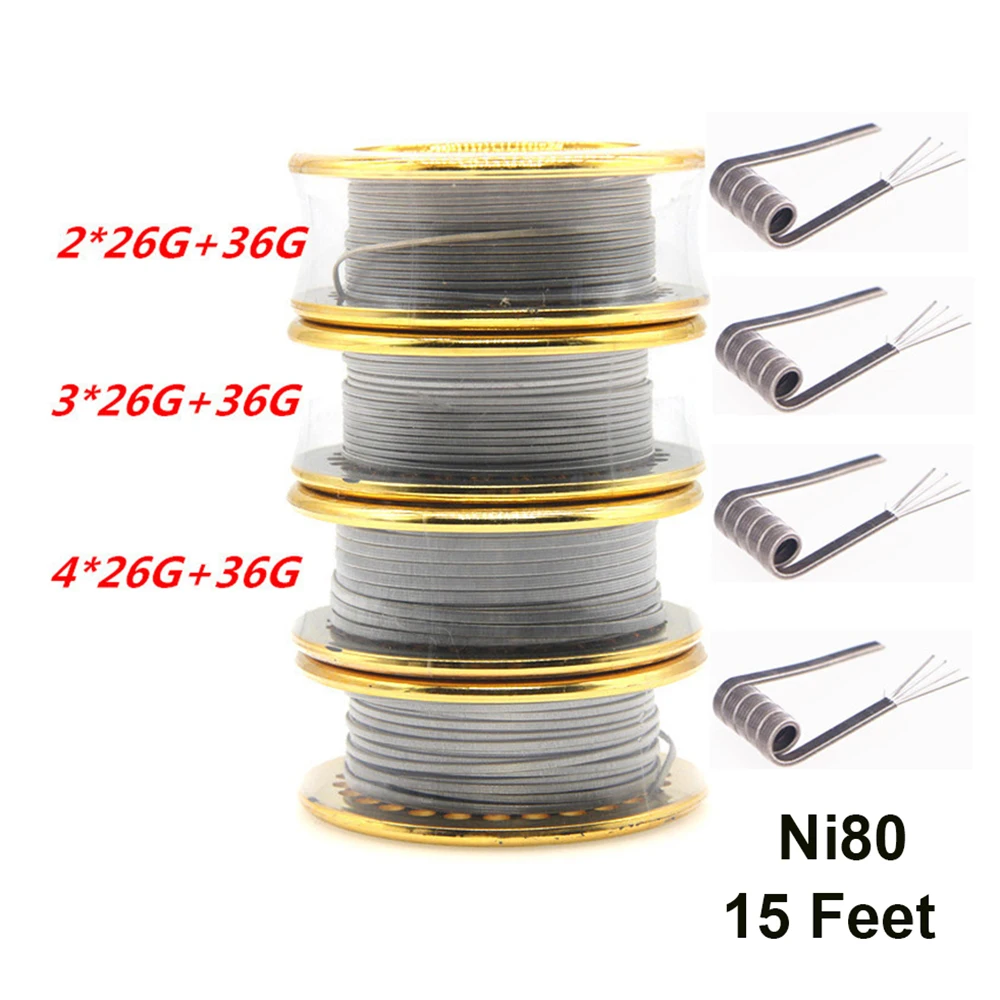 Ni80 Wire Clapton Fused Double - đánh giá và giá Clapton Wire Pre Built