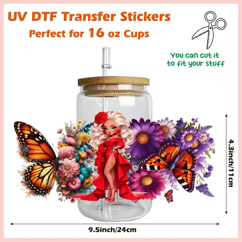Cute Butterfly Girl Series Pat - đánh giá và giá Rdta Tank Glass