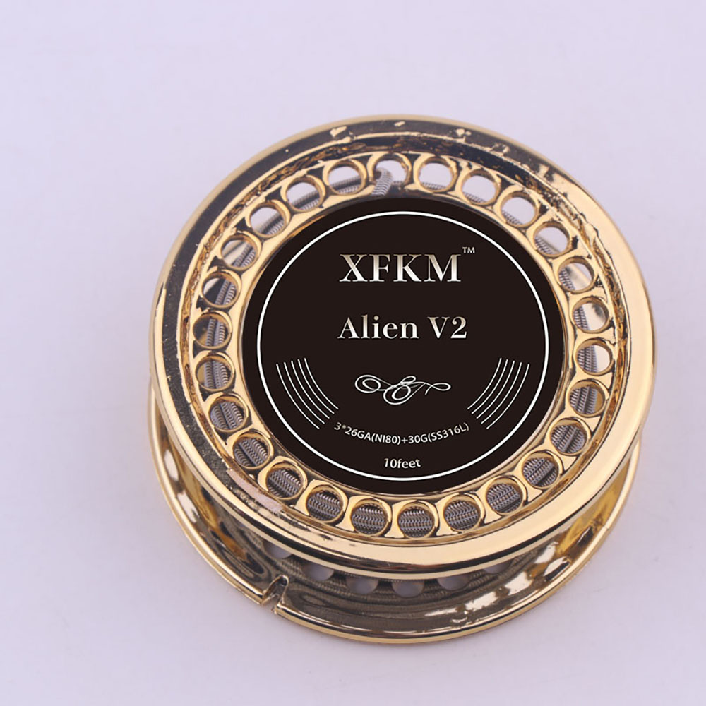 XFKM 5M/roll NI80/A1/SS316L Al - đánh giá và giá Clapton Wire Pre Built
