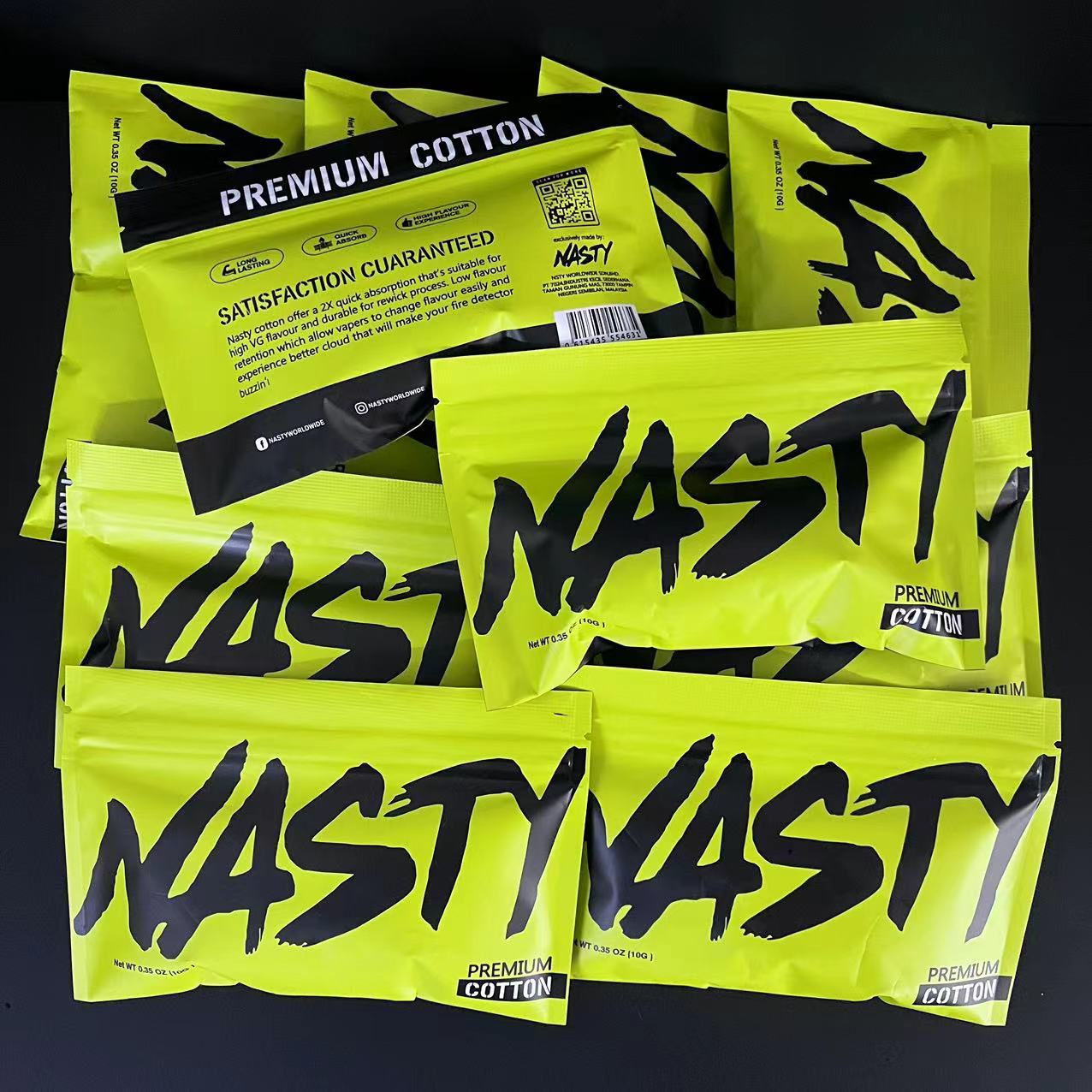 10/5 x Bag NASTY Cotton Long F - đánh giá và giá Cotton Wick Organic