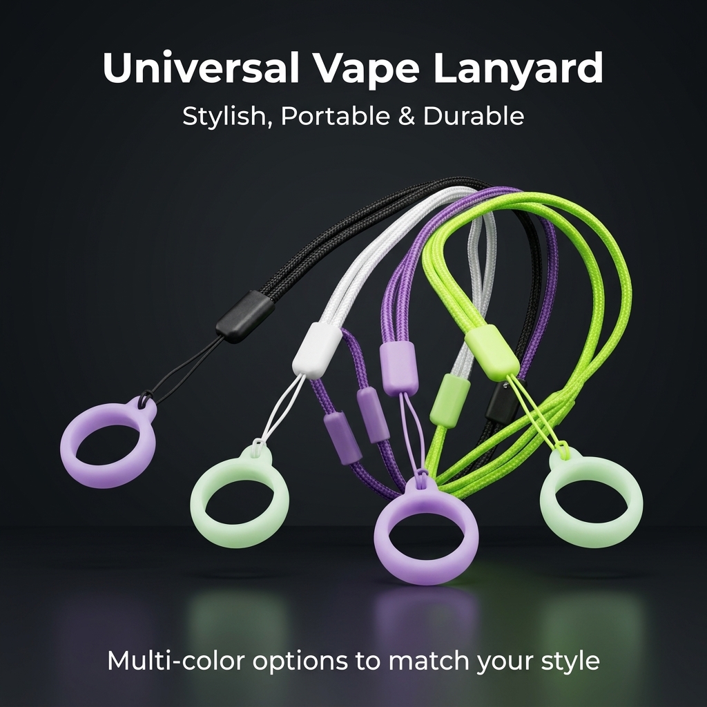 Multi-Color E-cigarette Lanyar - đánh giá và giá Vape Band Silicone