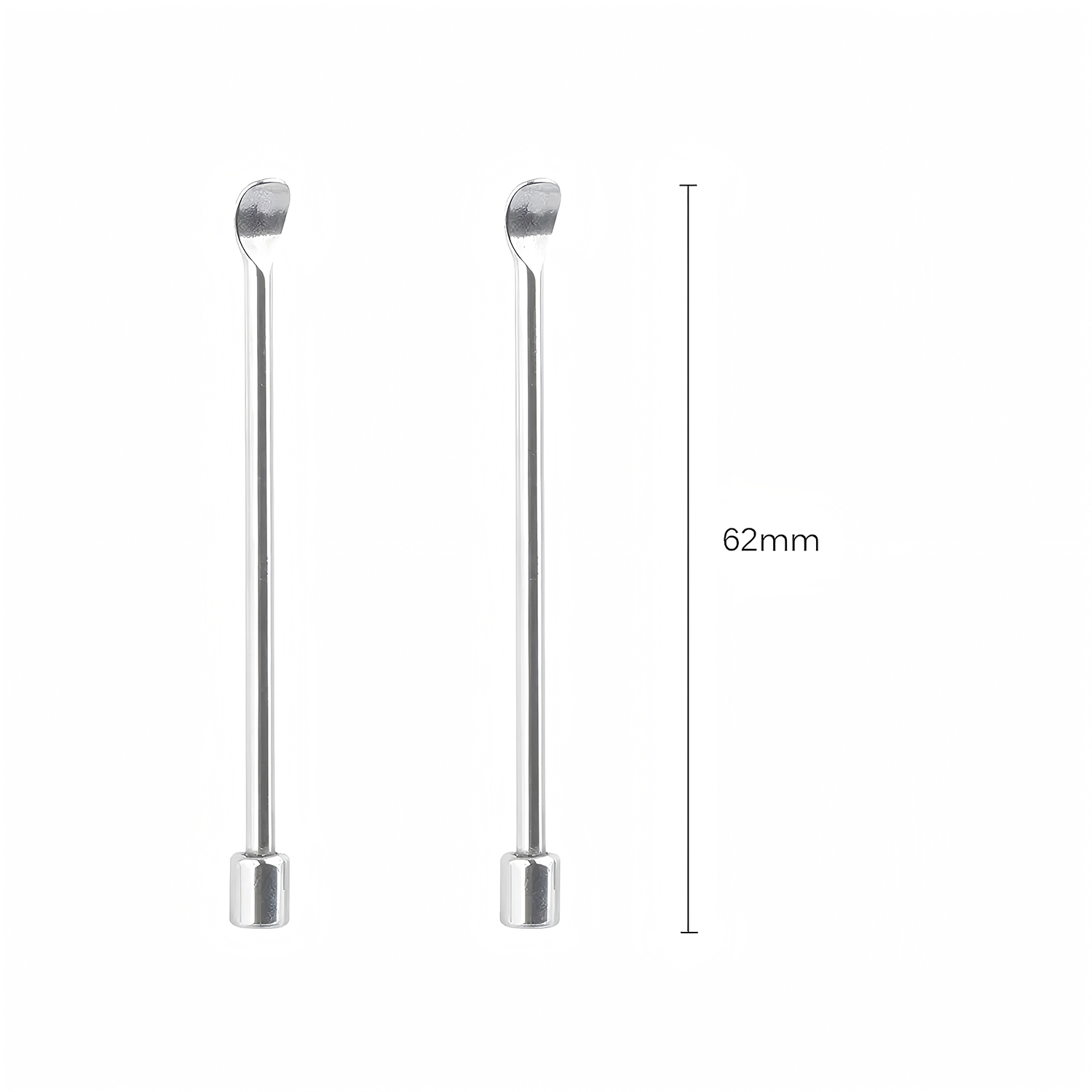 2Pcs 6cm Stainless Steel Mini  - đánh giá và giá Vaping Goods