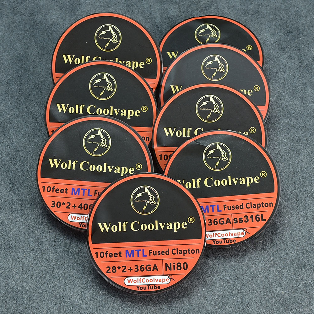 10Feet NI80/A1/SS316L MTL Fuse - đánh giá và giá Clapton Wire Pre Built