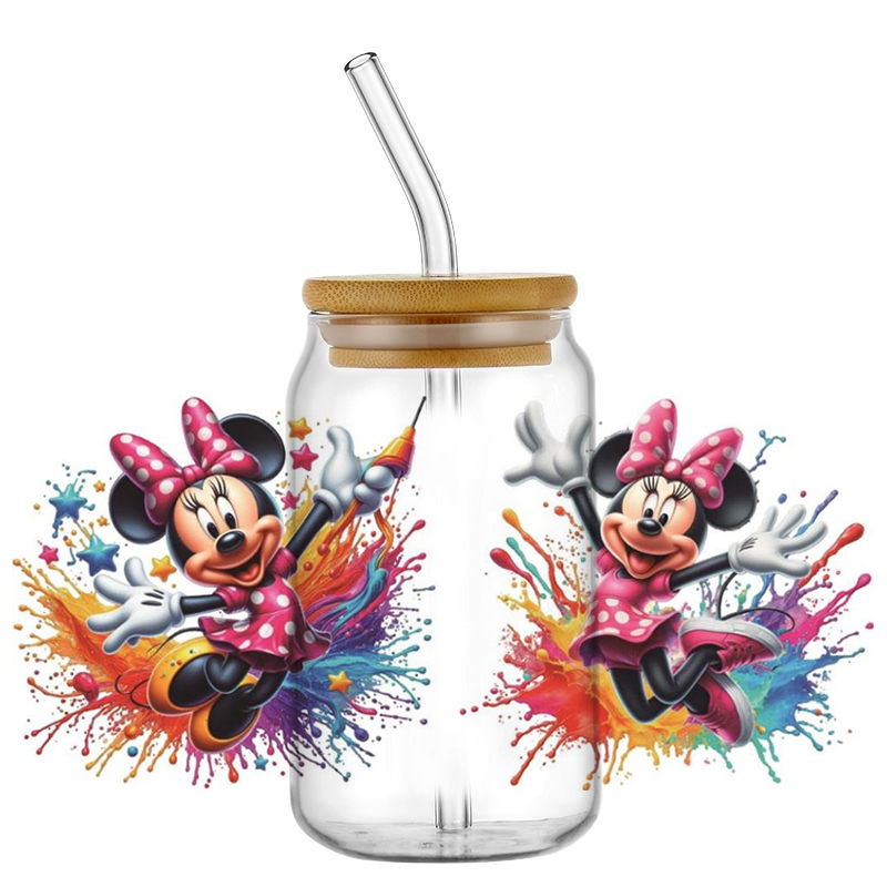 Mickey and Minnie UV DTF Cup W - đánh giá và giá Rdta Tank Glass