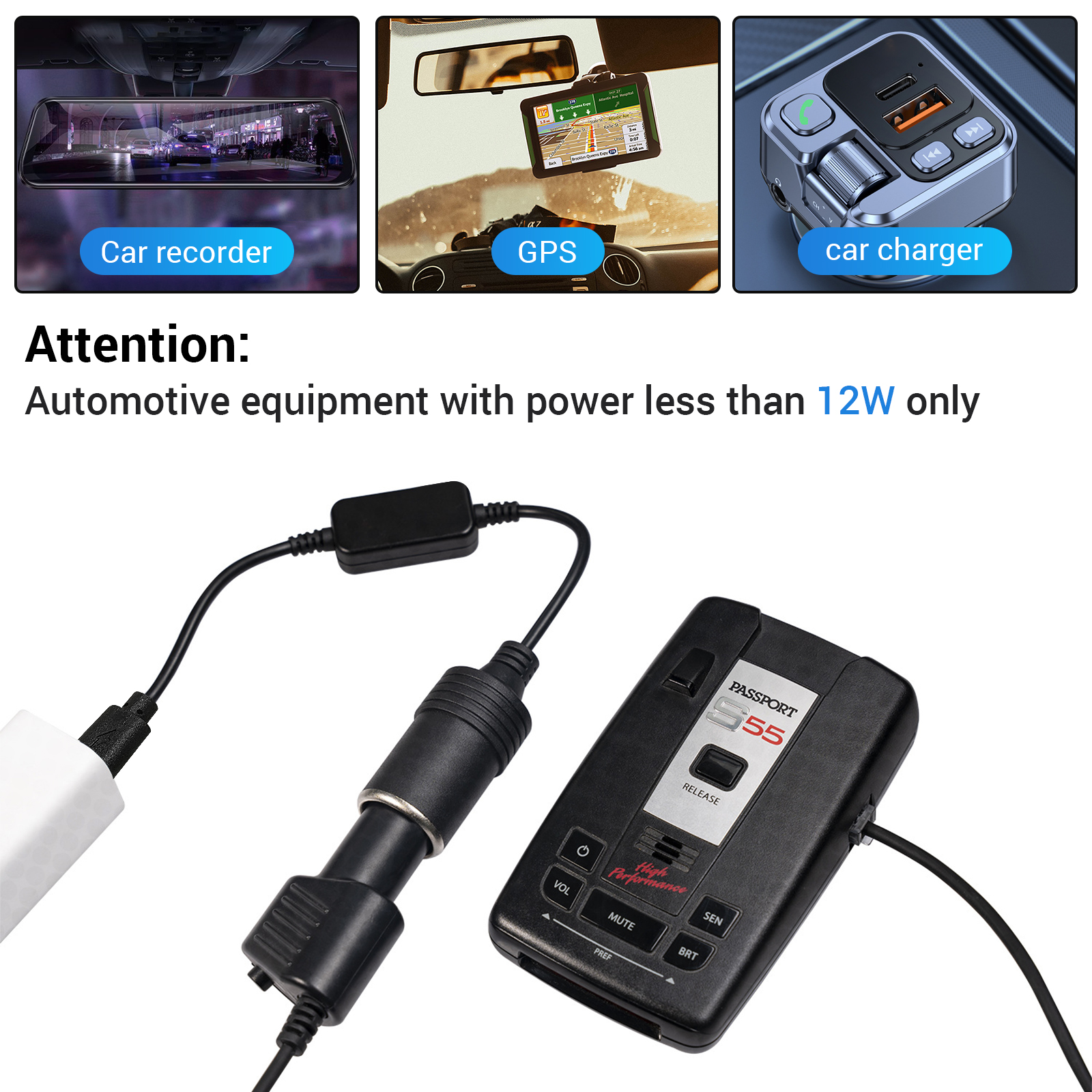 1pc 5V 2A USB To 12V Cigarette - đánh giá và giá Accessories Experts Vape