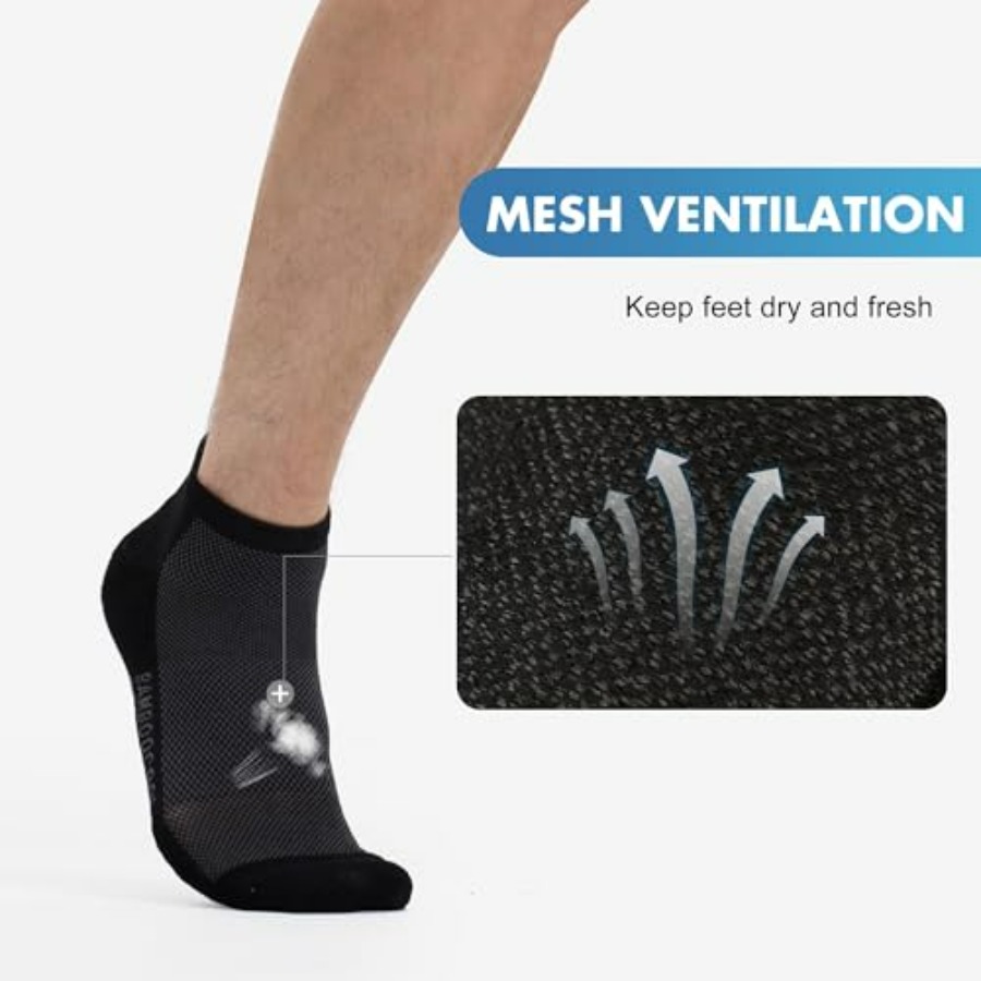 BAMBOO COOL Men's Athletic Ank - đánh giá và giá Cotton Wick Organic