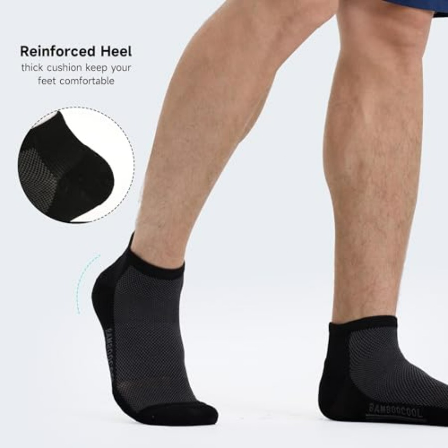 BAMBOO COOL Men's Athletic Ank - đánh giá và giá Cotton Wick Organic