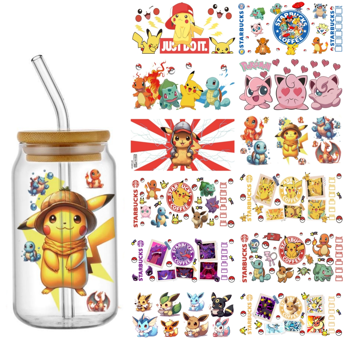 Cute Cartoon Elf  UV DTF Trans - đánh giá và giá Rdta Tank Glass