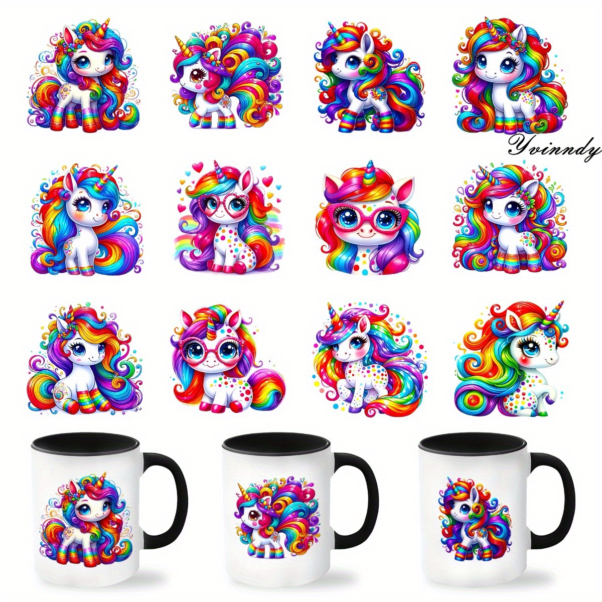 12Pcs/Set Unicorn DIY Glass Ja - đánh giá và giá Rdta Tank Glass
