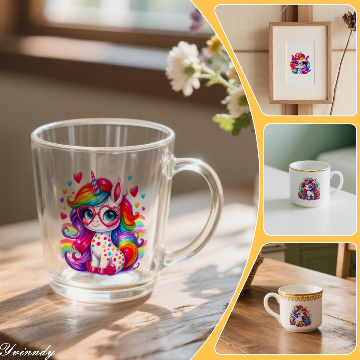 12Pcs/Set Unicorn DIY Glass Ja - đánh giá và giá Rdta Tank Glass