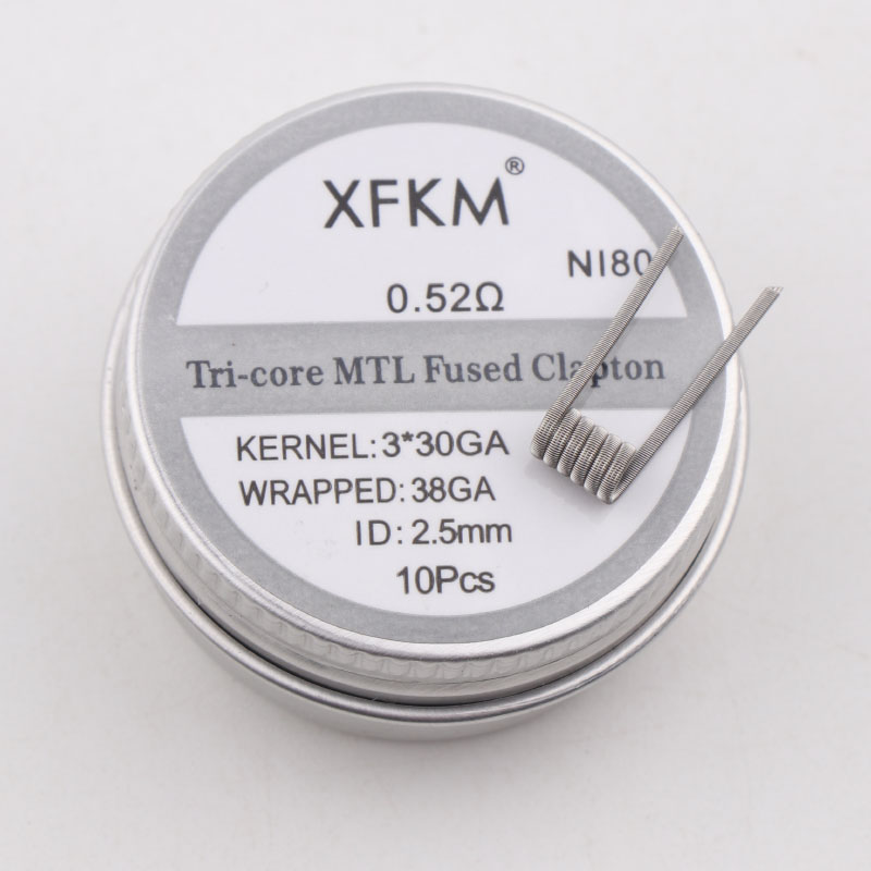 NEW XFKM 10PCS/box NI80/A1/SS3 - đánh giá và giá Clapton Wire Pre Built
