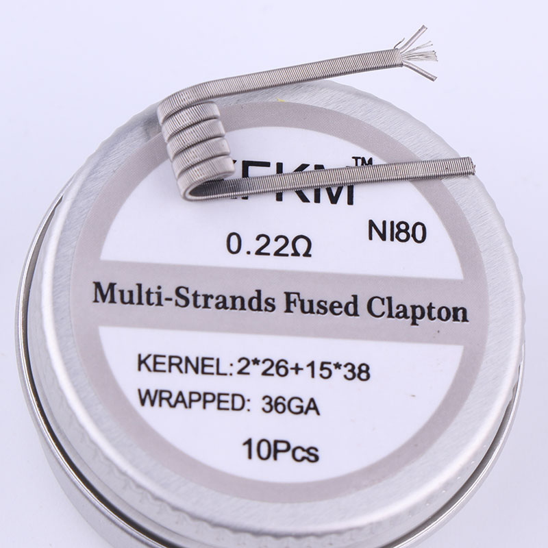 NEW XFKM 10pcs/box NI80 High D - đánh giá và giá Clapton Wire Pre Built