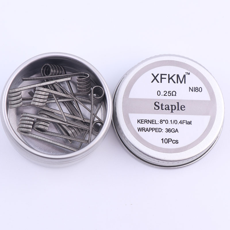 NEW XFKM 10pcs/box NI80 High D - đánh giá và giá Clapton Wire Pre Built