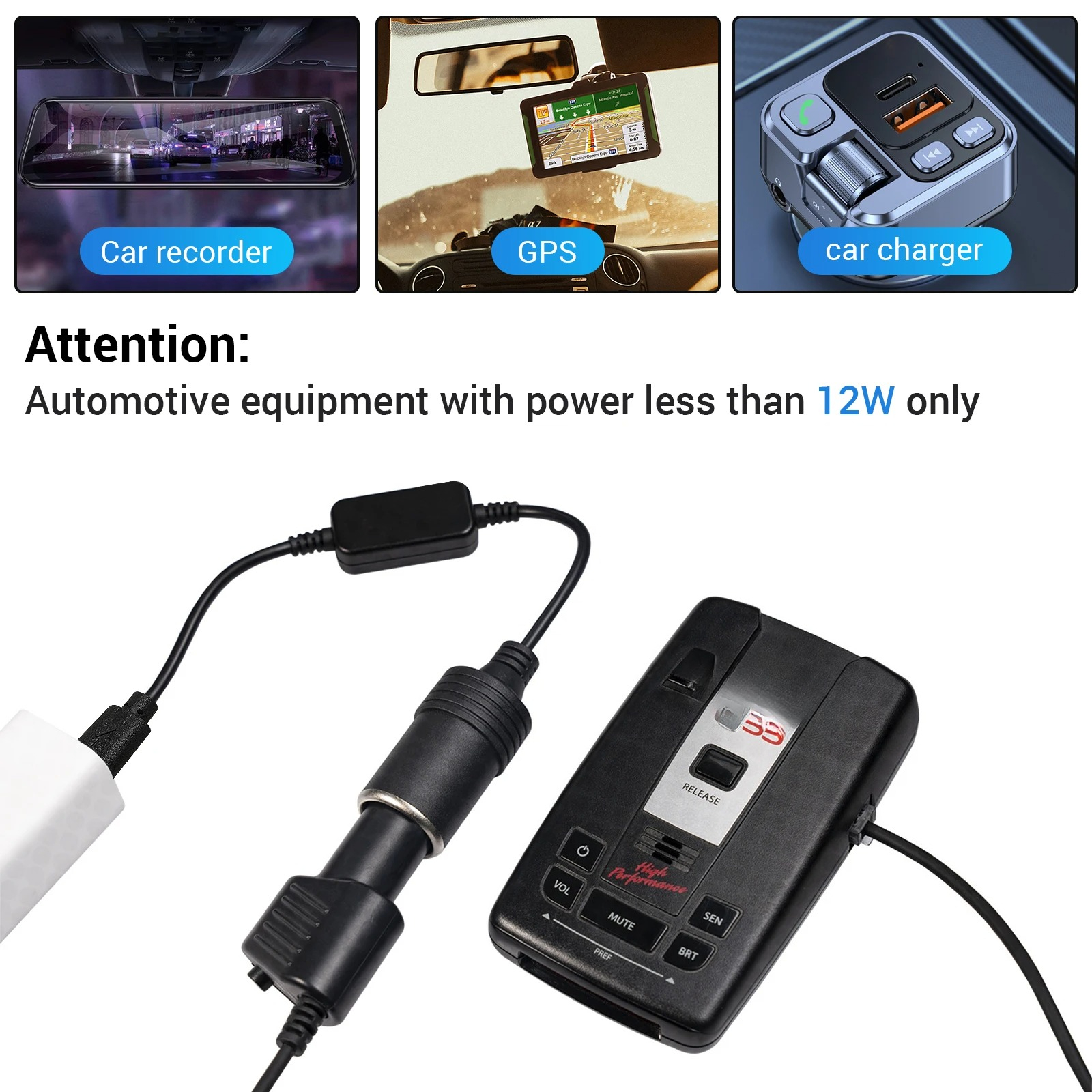 1pc 5V 2A USB To 12V Cigarette - đánh giá và giá Accessories Experts Vape