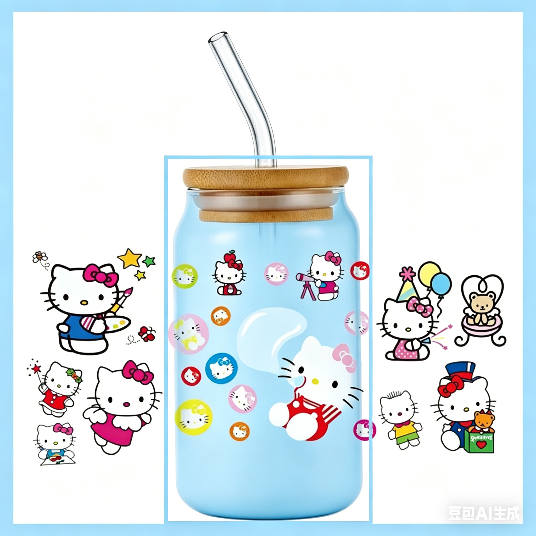popular Kitty design 16oz 3D u - đánh giá và giá Rdta Tank Glass