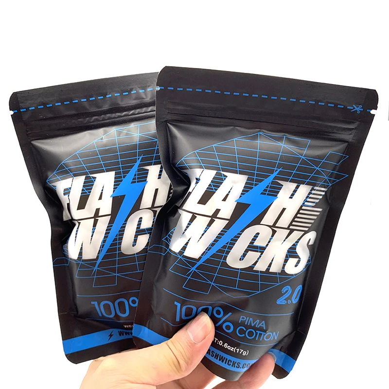 Vmiss Flash Wicks PIMA Organic - đánh giá và giá Cotton Wick Organic