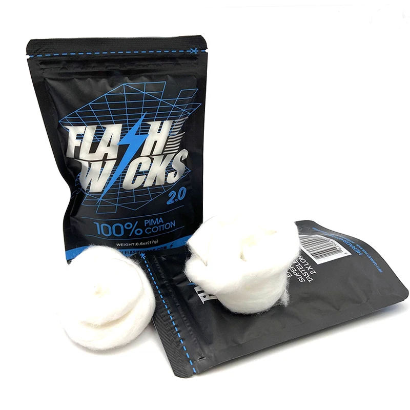 Vmiss Flash Wicks PIMA Organic - đánh giá và giá Cotton Wick Organic