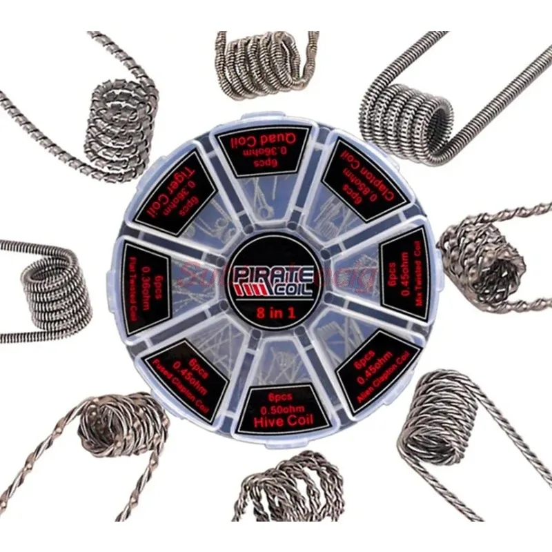 Original Pirate Ni80 8 in 1 Pr - đánh giá và giá Clapton Wire Pre Built