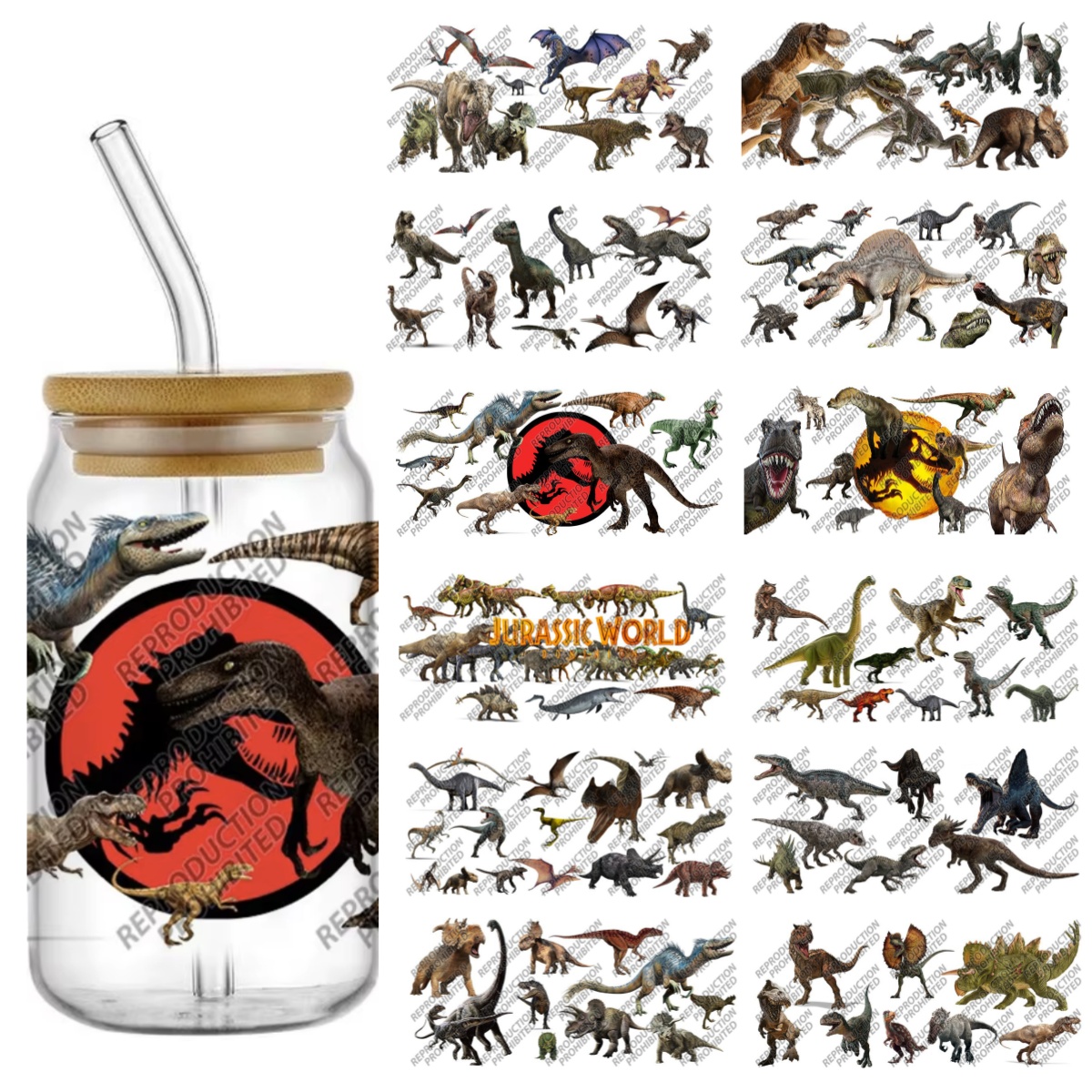 Popular Dinosaur World Design  - đánh giá và giá Rdta Tank Glass